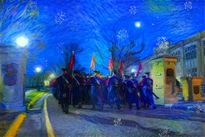 The Corps marches out Limit Gate at Christmas