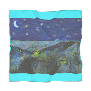 Fireflies Art-Imprinted Scarf