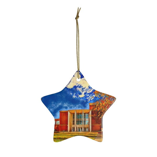 EC Glass Ceramic Christmas Ornament