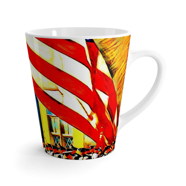 Garrison Flag Latte mug