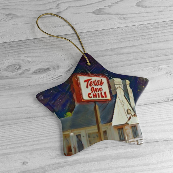 ‘The T Room’ Ceramic Christmas Ornament