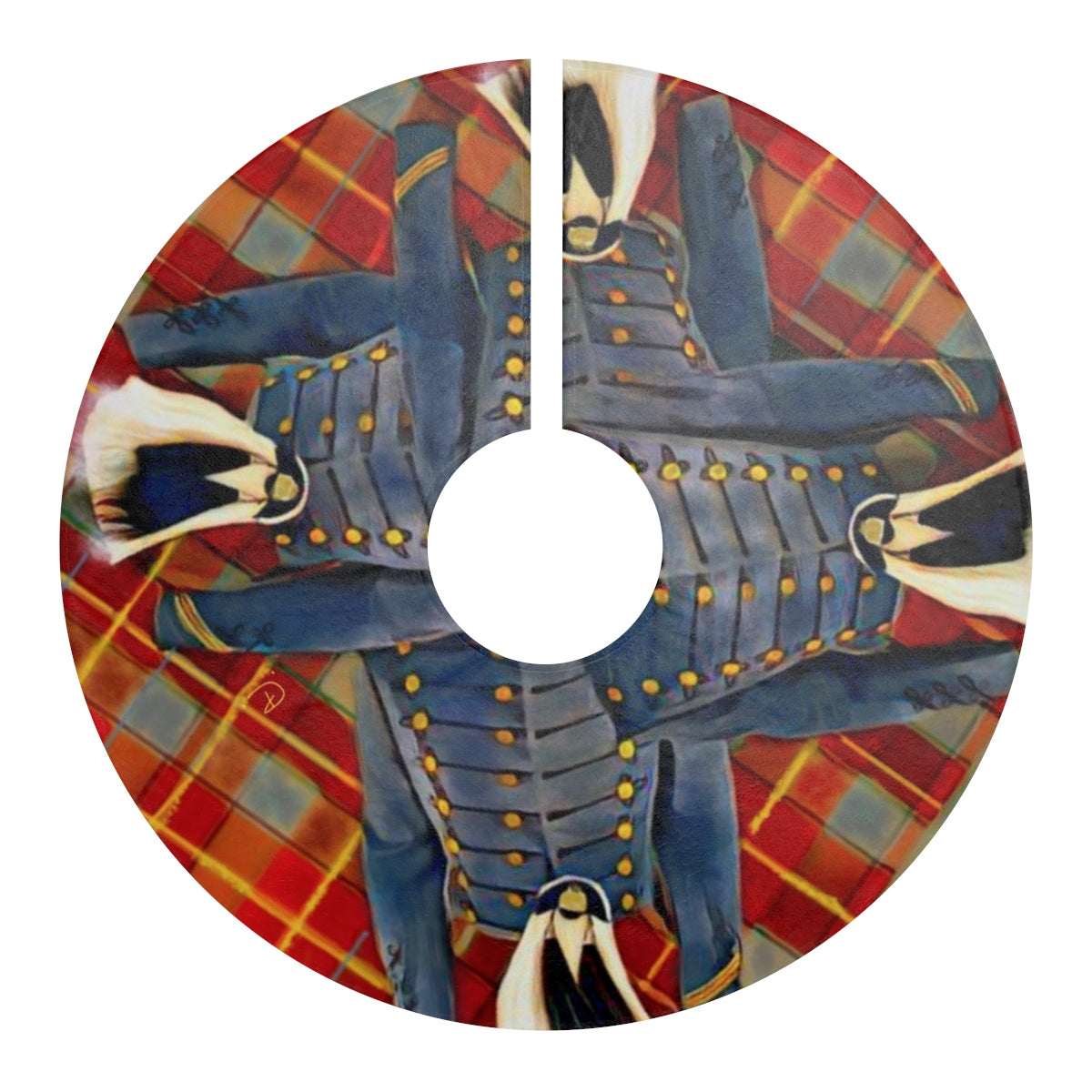 VMI Piper's Tartan Christmas Tree Skirt