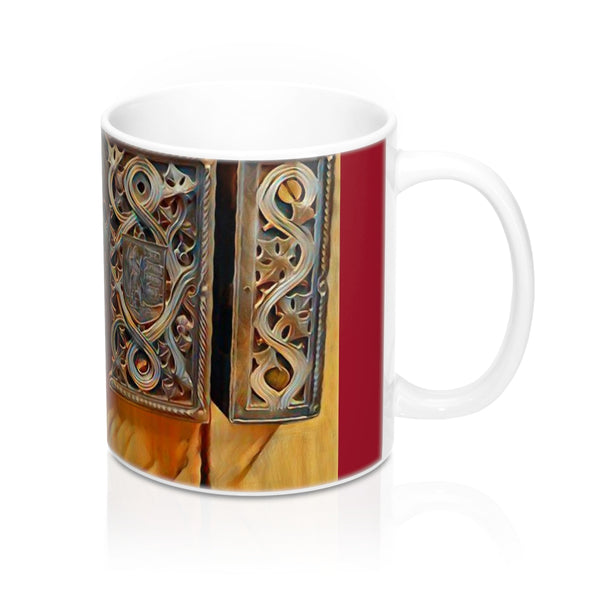 'Knock and ye shall enter'' VMI Coffee Mugs