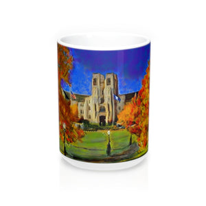 Buruss Hall Virginia Tech Coffee Mugs