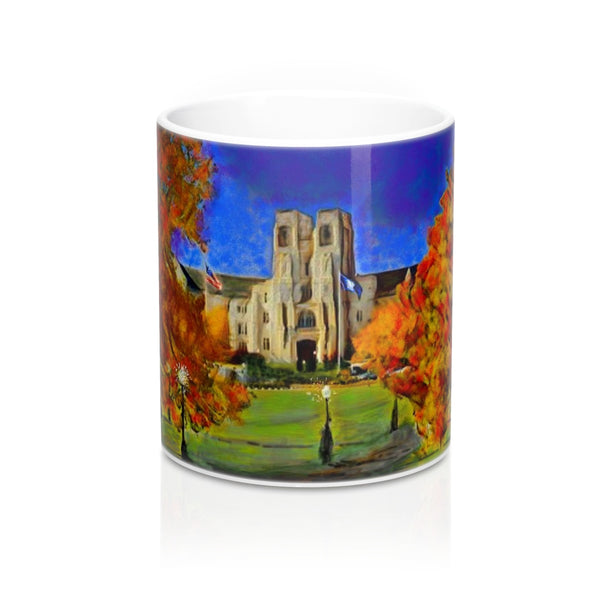 Buruss Hall Virginia Tech Coffee Mugs