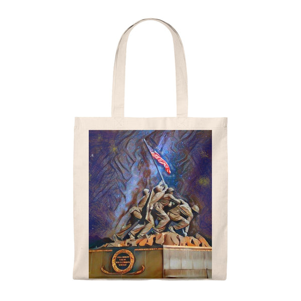 Iwo Jima Memorial Canvas Tote Bag