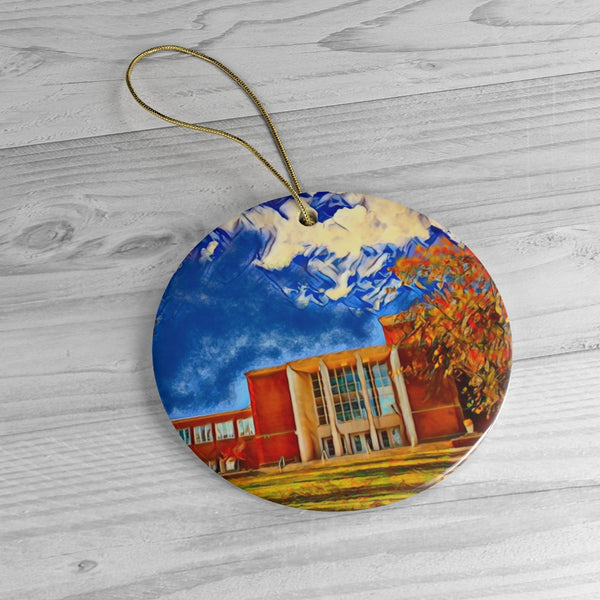 EC Glass Ceramic Christmas Ornament