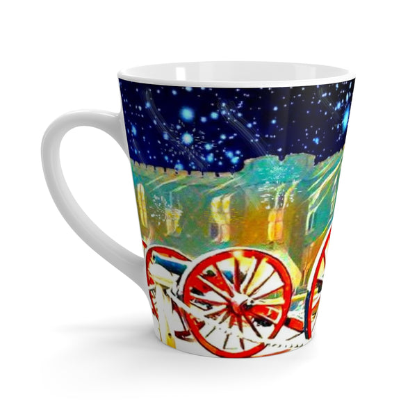 Snowy Stonewall Christmas Latte mug