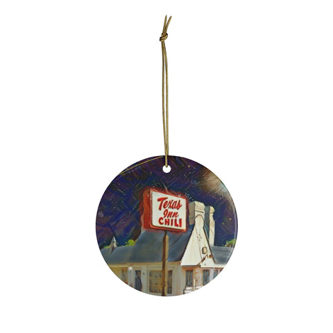 ‘The T Room’ Ceramic Christmas Ornament